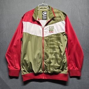Ecko Unlimited Men's Red and Green Jacket
